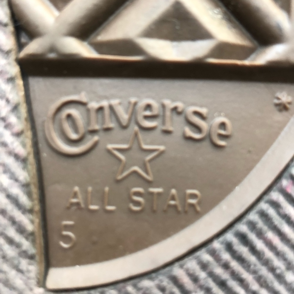 Multi Color Low Top Converse - Picture 6 of 6